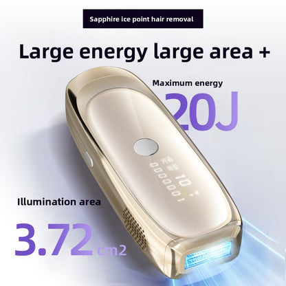 Portable IPL Hair Removal Device with Sapphire Ice Technology