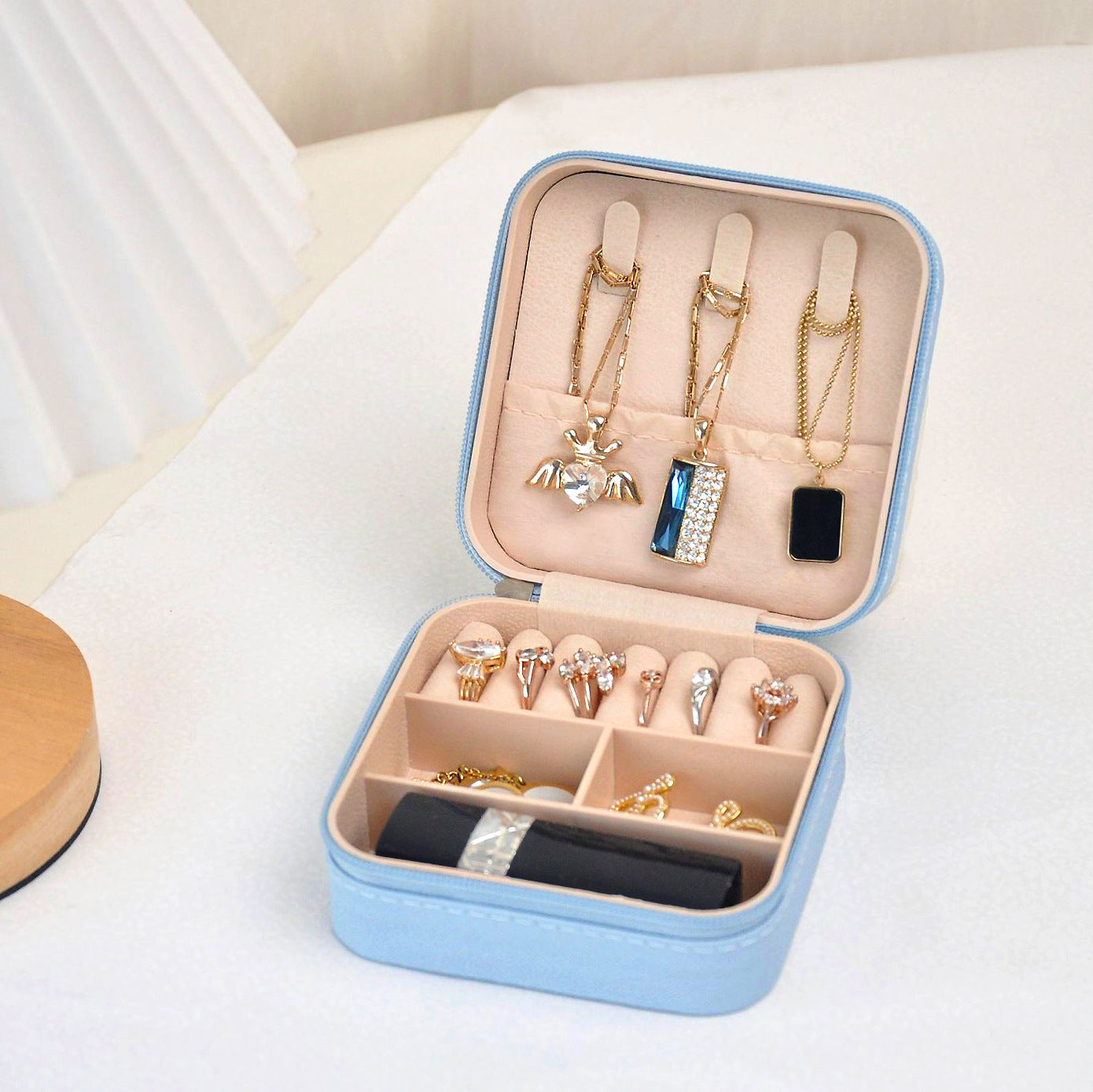 Portable Jewelry Organizer Box