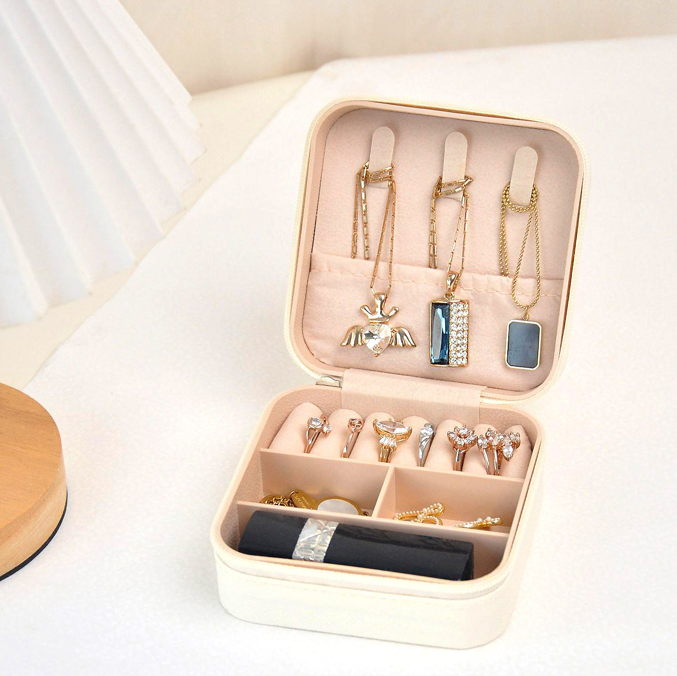 Portable Jewelry Organizer Box