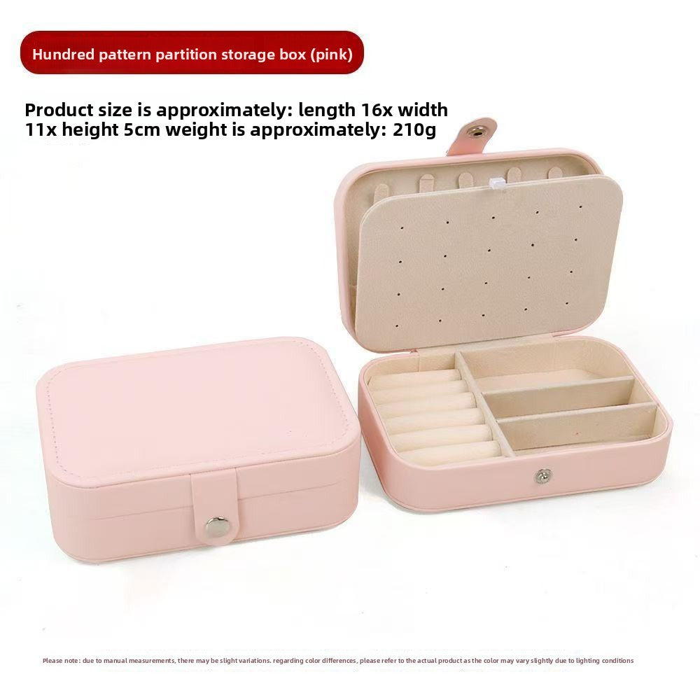 Portable Jewelry Storage Box with Anti-Oxidation Protection