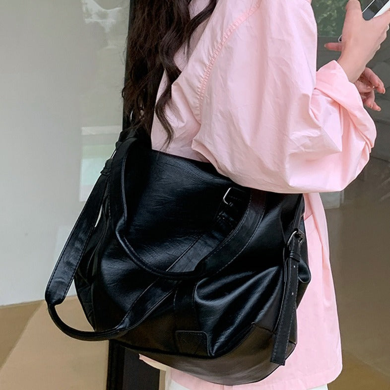 Portable Large Capacity Tote Bag with Adjustable Strap