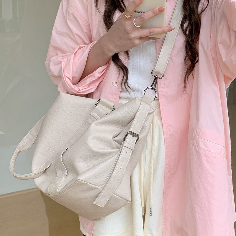 Portable Large Capacity Tote Bag with Adjustable Strap
