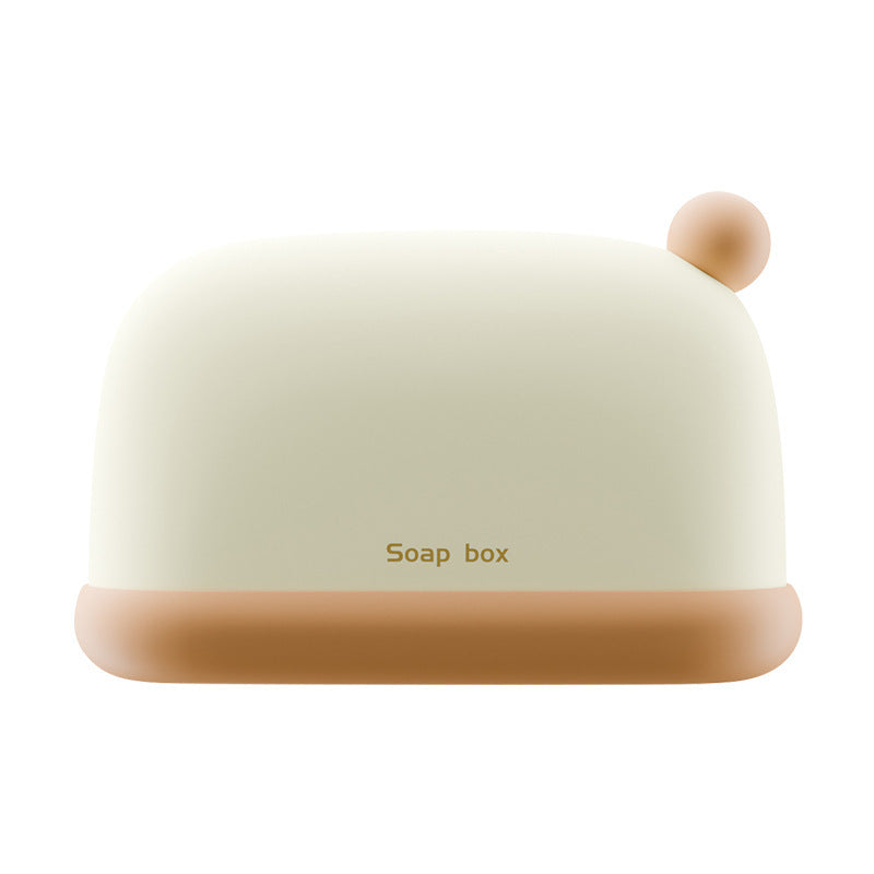 Portable Leak-proof Soap Box with Drain