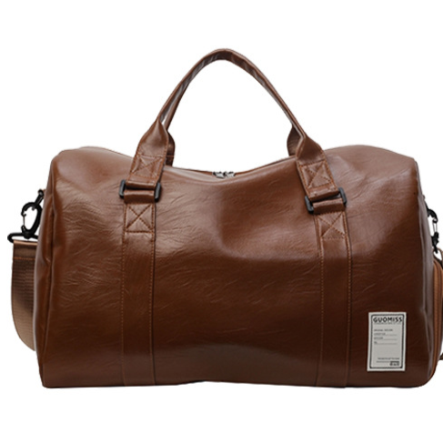 Portable Leather Travel Bag
