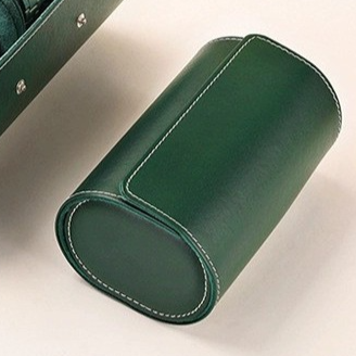 Portable Leather Watch Storage Box