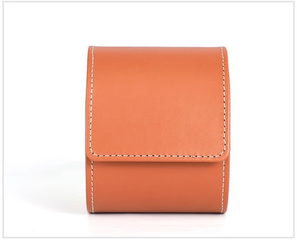 Portable Leather Watch Storage Box