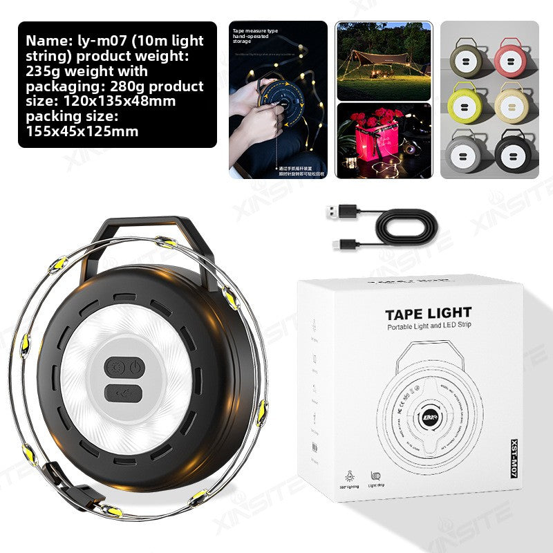 Portable LED Camping Light with Light Strip