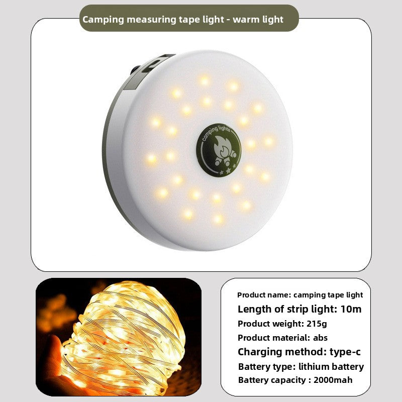 Portable LED Camping Light with Light Strip