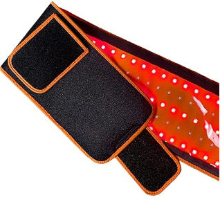 Portable LED Red Light Therapy Belt with Heating and Massage