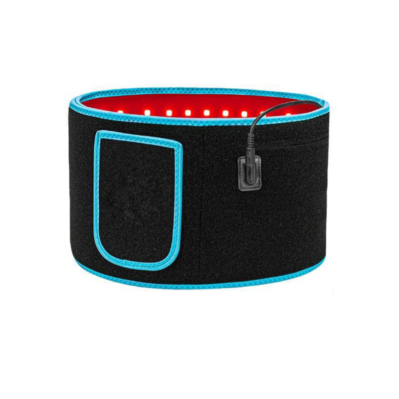Portable LED Red Light Therapy Belt with Heating and Massage