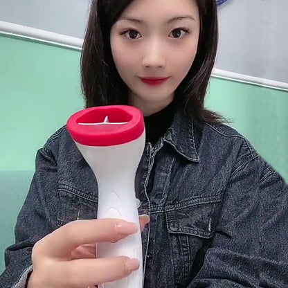 Portable lip-strengthening device