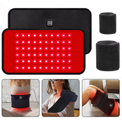 Black Red Light Waist Belt
