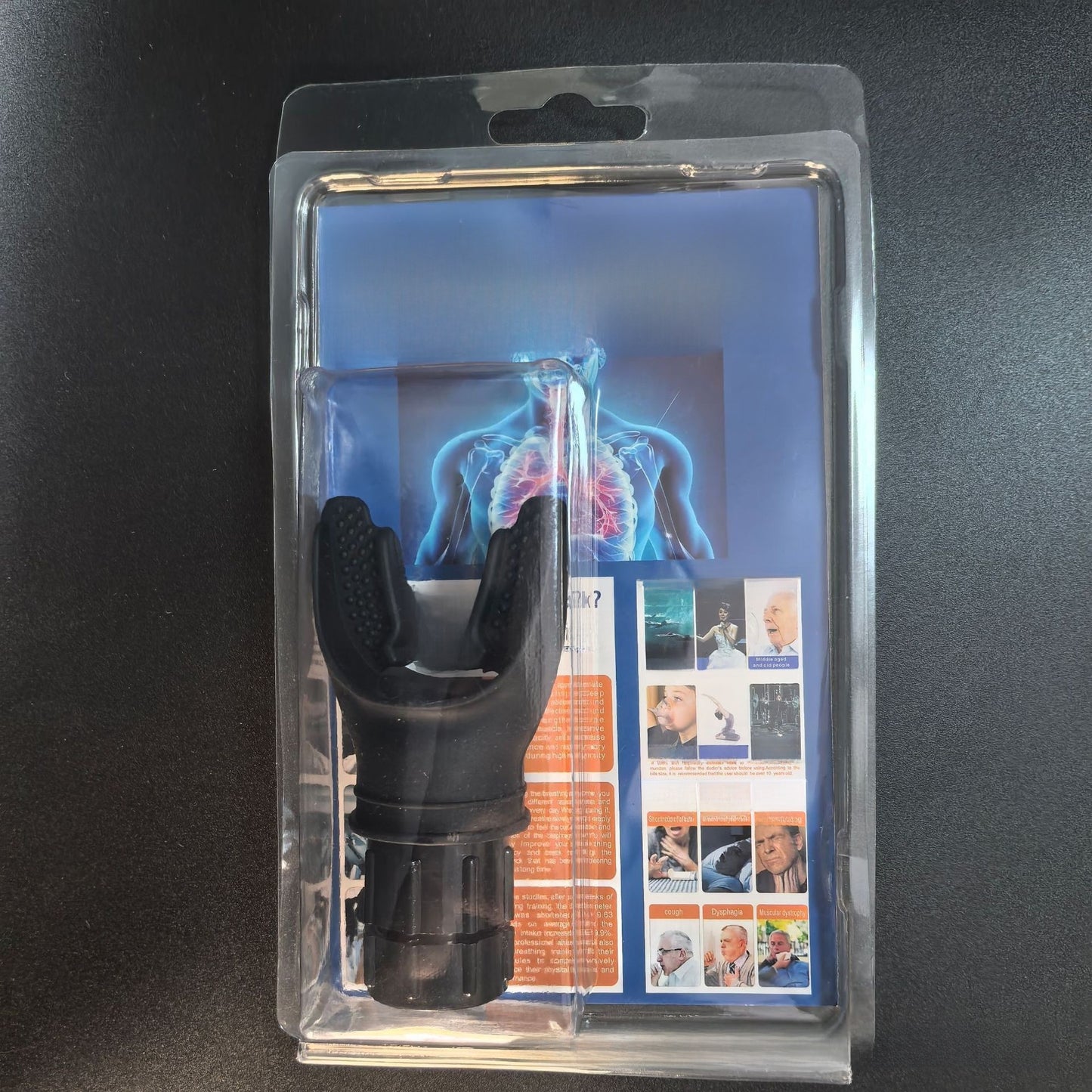 Portable lung trainer