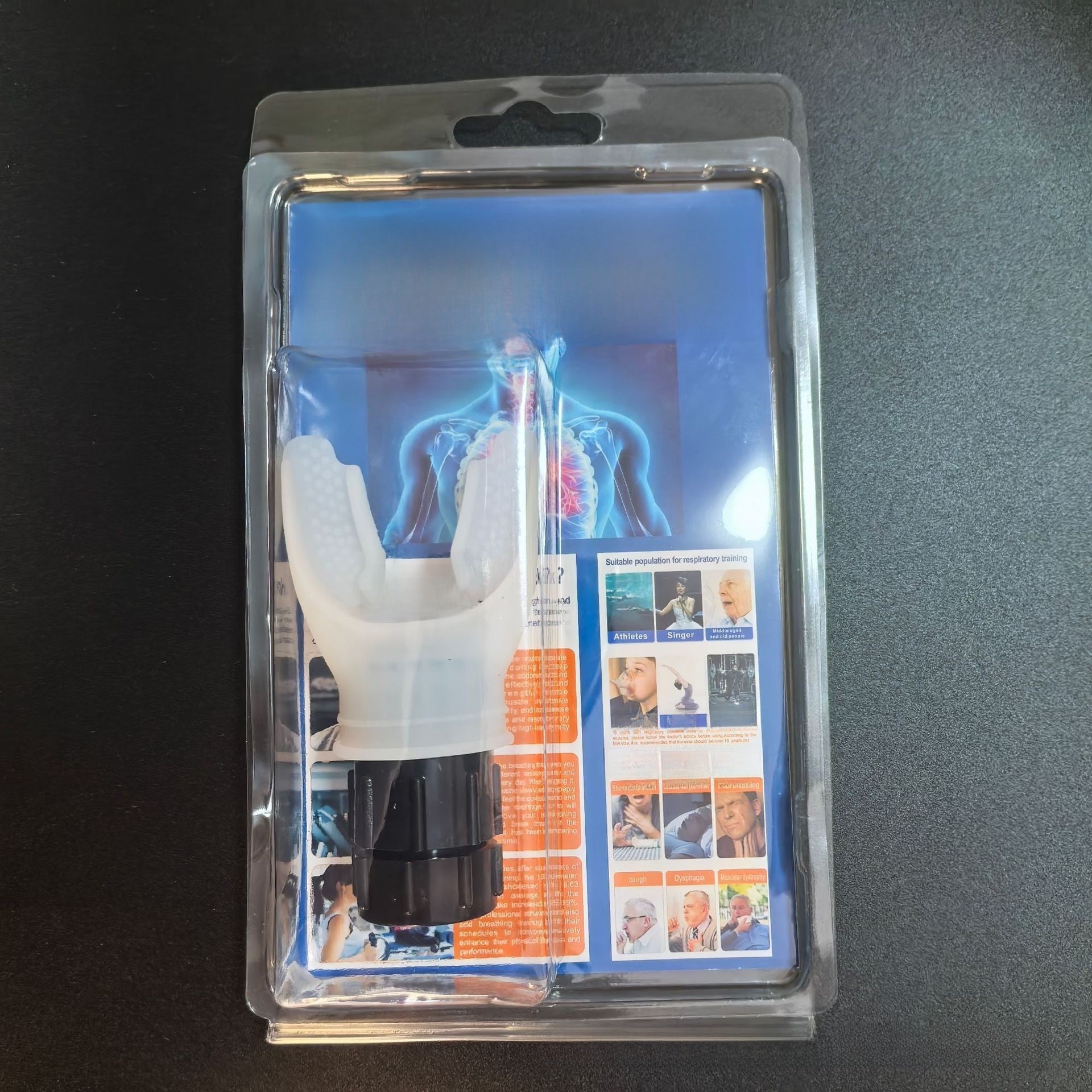 Portable lung trainer