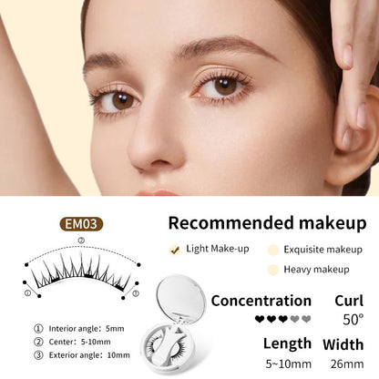 Portable Magnetic False Eyelashes