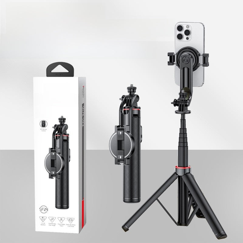 Portable Magnetic Phone Selfie Stick with Tripod