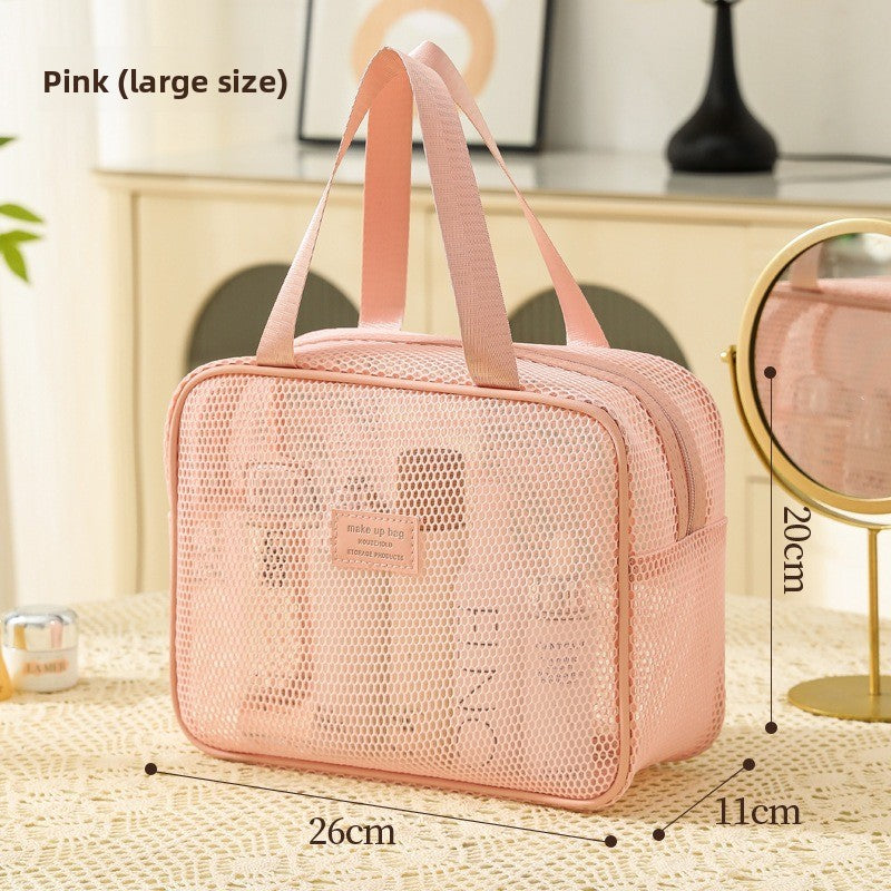 Portable makeup bag storage box