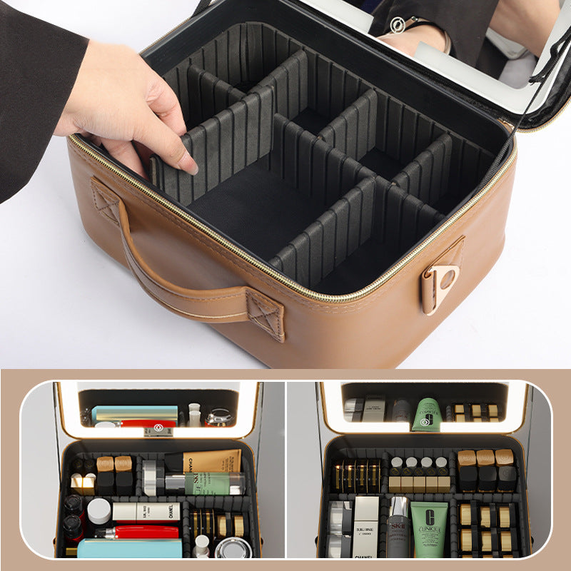 Portable makeup bag