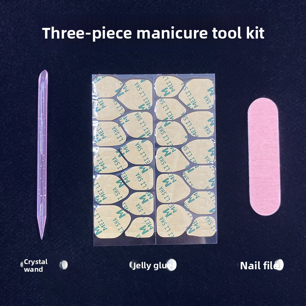 Portable Manicure Tool Kit Three-Piece Set