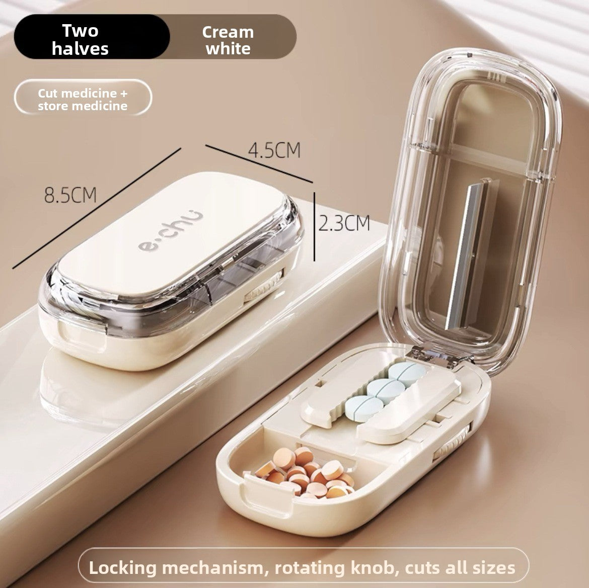 Portable Medicine Cutter and Divider