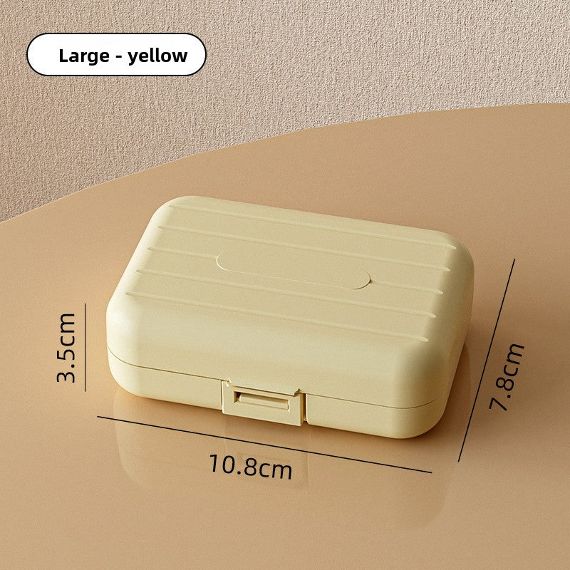 Portable medicine sub-packaging box