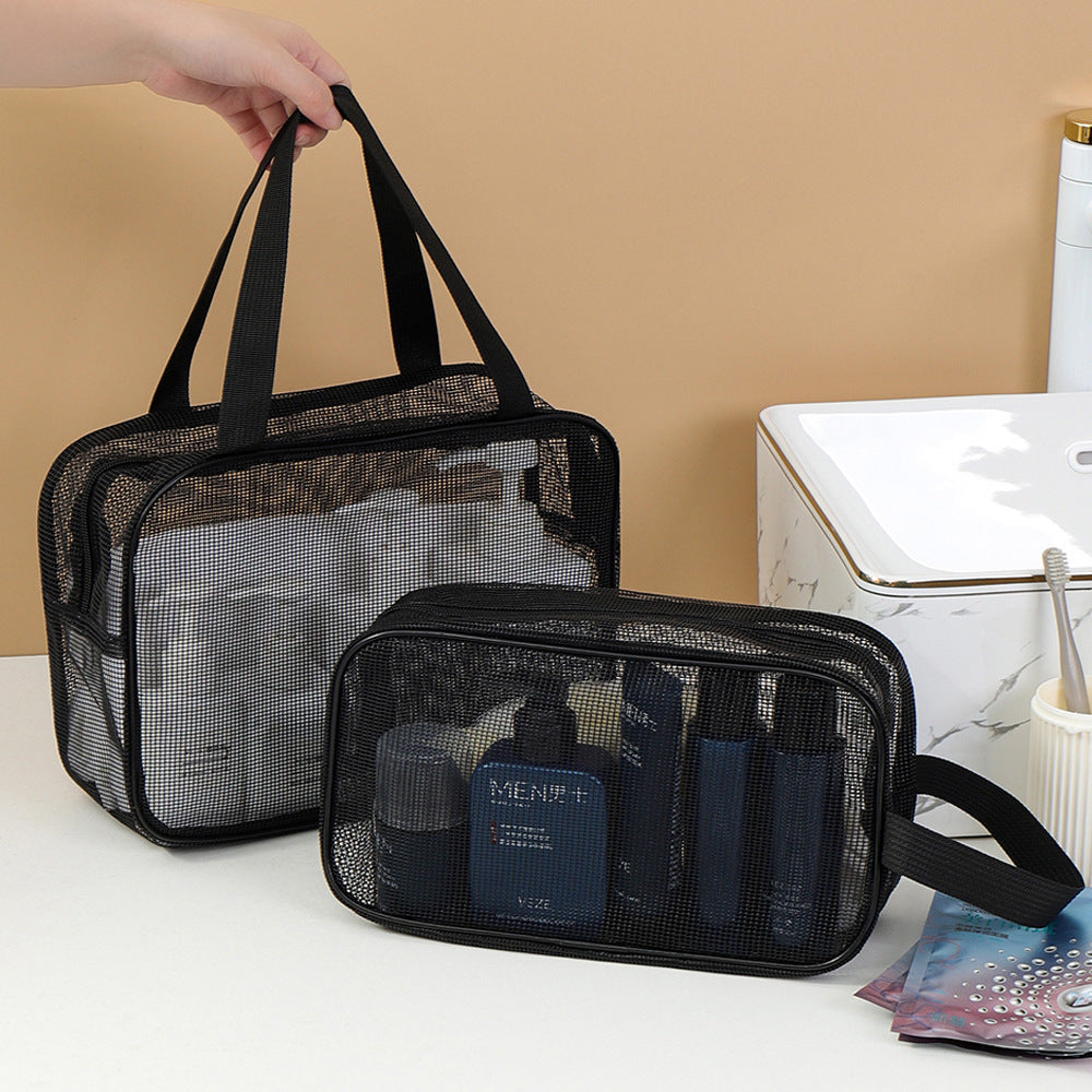 Portable Mesh Toiletry Bag
