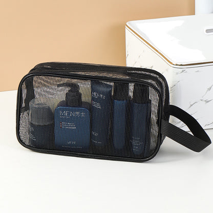 Portable Mesh Toiletry Bag