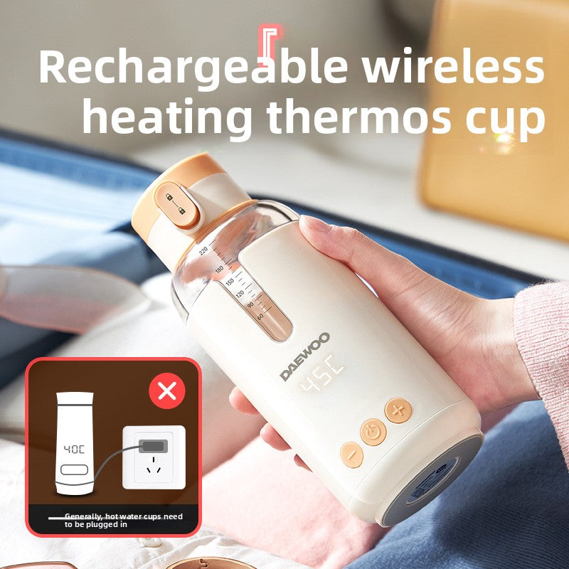 Portable milk warmer