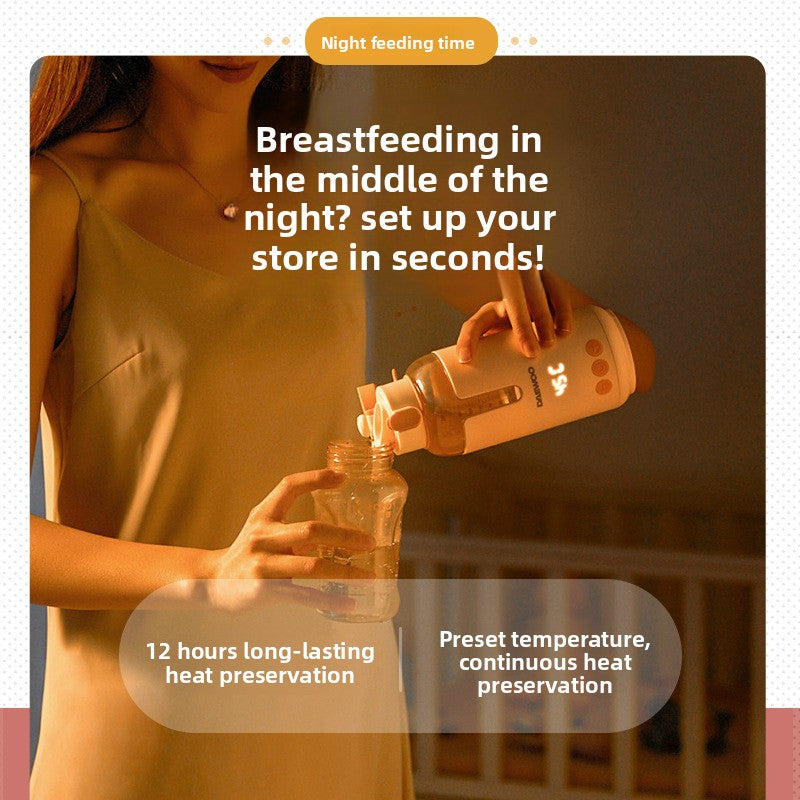 Portable milk warmer