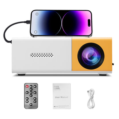 Portable Mini HD Projector with Type-C Power
