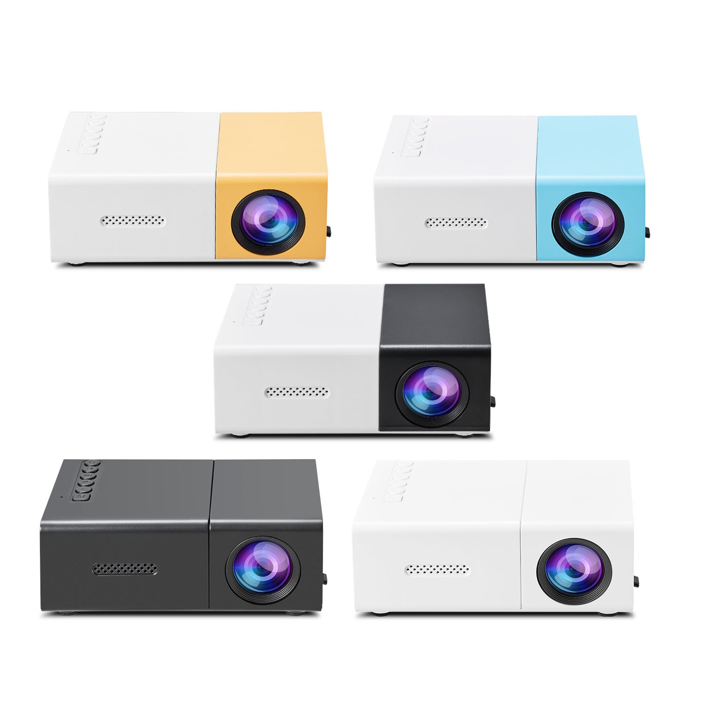 Portable Mini HD Projector with Type-C Power