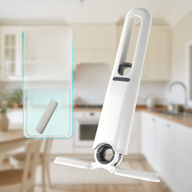 Portable Mini Mop with Microfiber Head