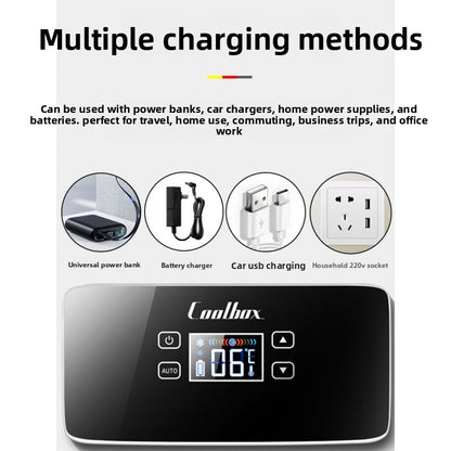 Portable Mini Refrigerator for Medication Storage