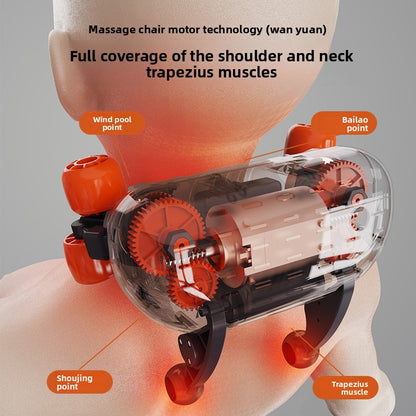 Portable Multi-Function Massager with Heat