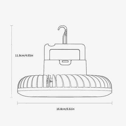 Portable multi-functional camping lamp