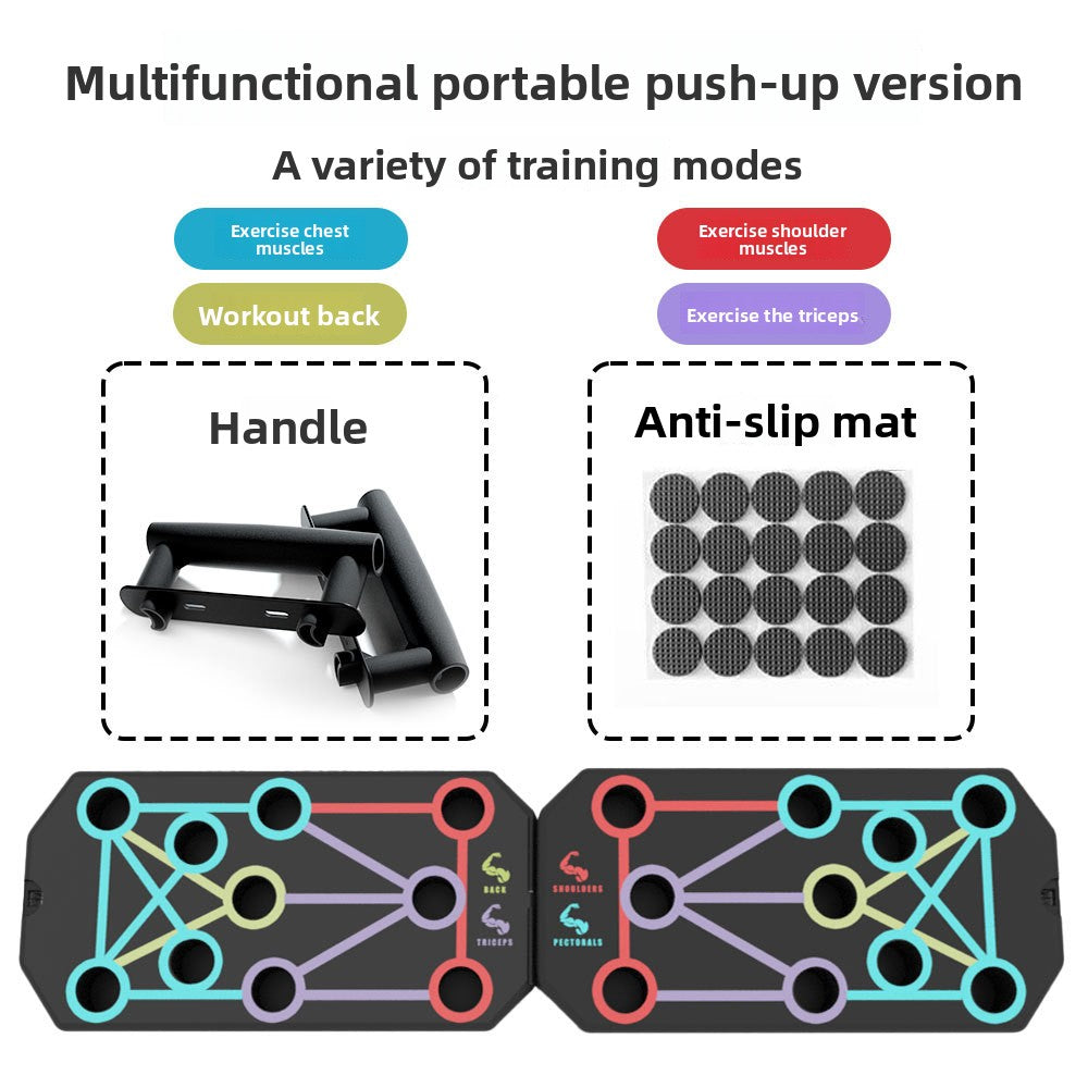 Portable Multi-Functional Push-Up Training Board