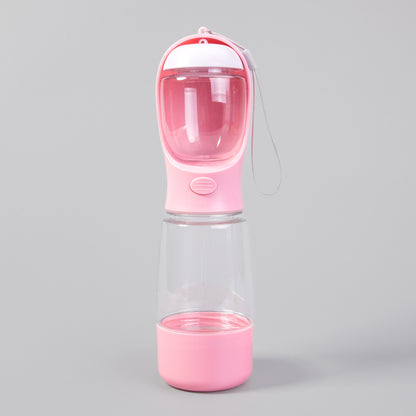 Portable Multifunctional Pet Water Cup with Storage
