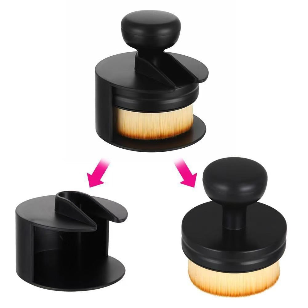 Portable Mushroom Head Makeup Brush