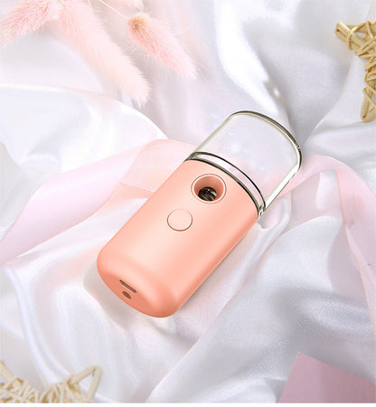 Portable Nano Spray Facial Humidifier with Cold Mist and USB Recharge