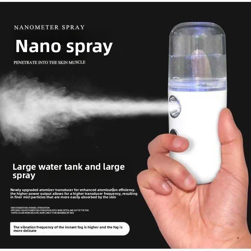 Portable Nano Spray Facial Hydration Device
