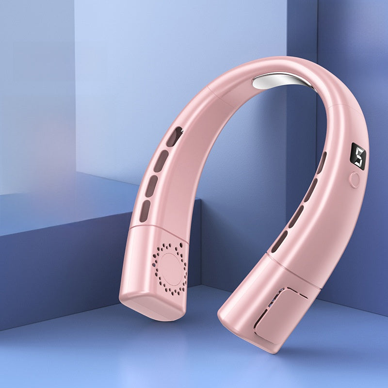 Portable neck fan for cooling