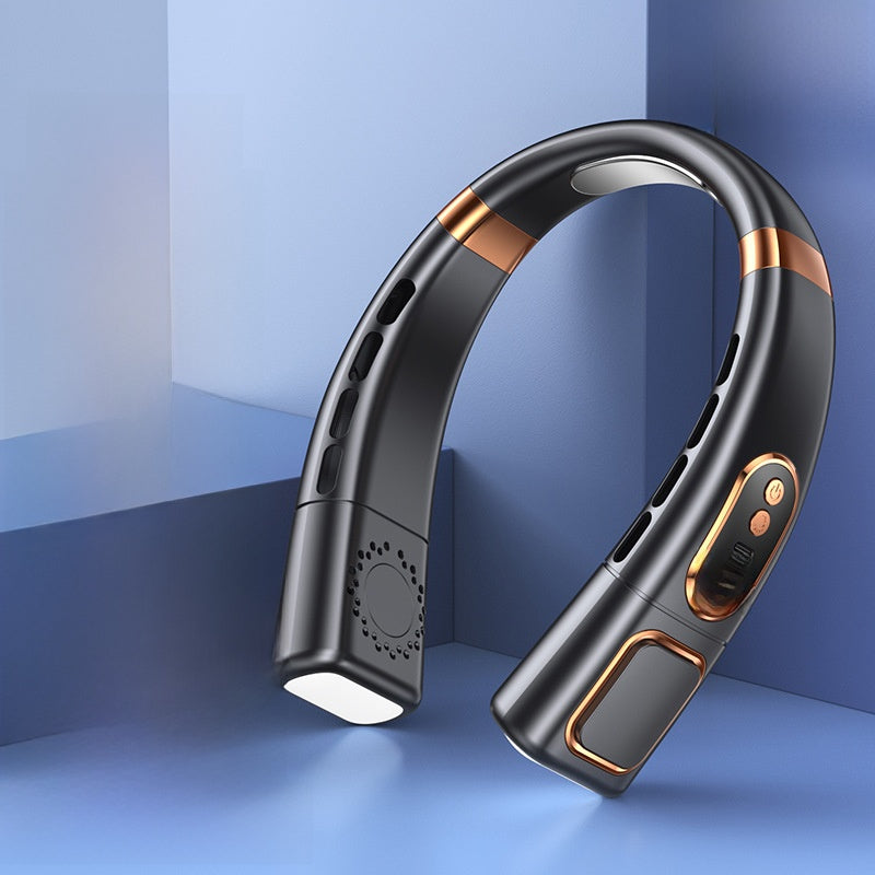 Portable neck fan for cooling