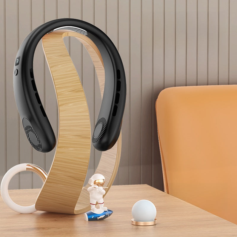 Portable neck fan for cooling
