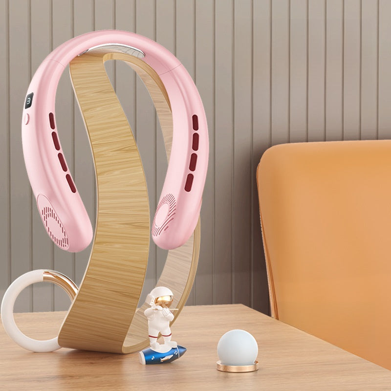 Portable neck fan for cooling