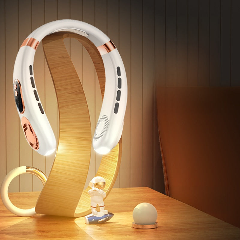Portable neck fan for cooling