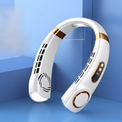 Portable neck fan for cooling