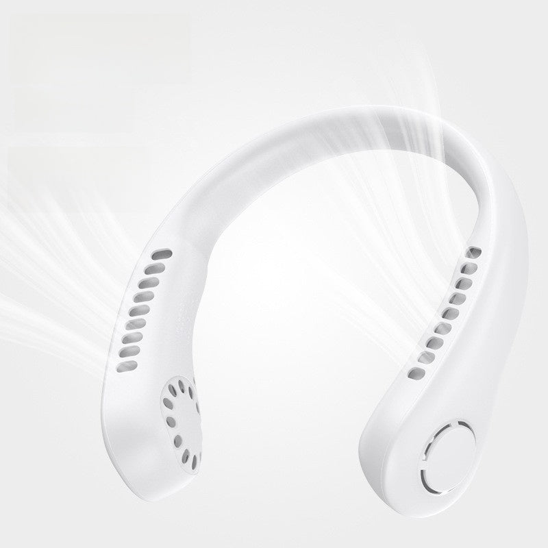 Portable neck fan for cooling