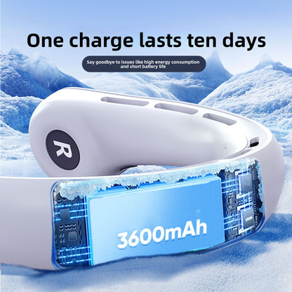 Portable Neck Fan with Digital Display