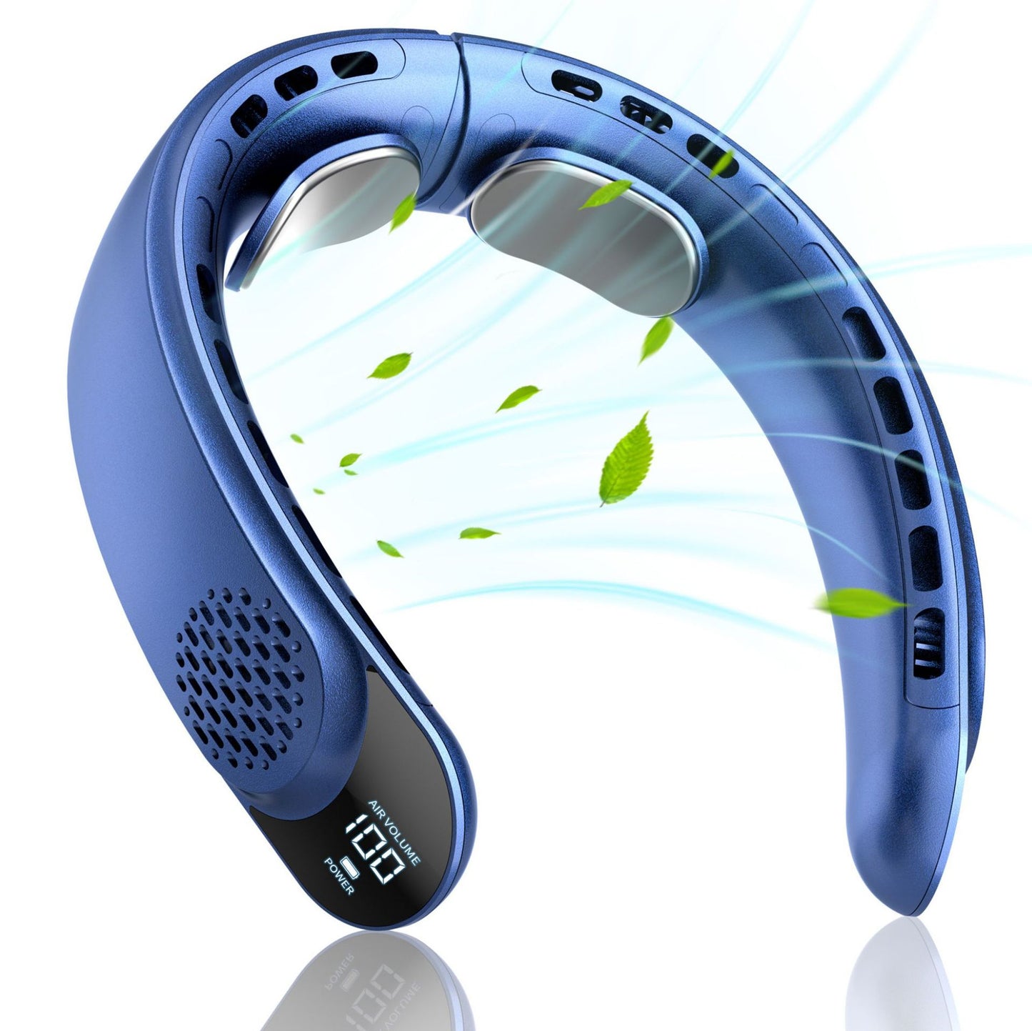 Portable Neck Fan with Digital Display