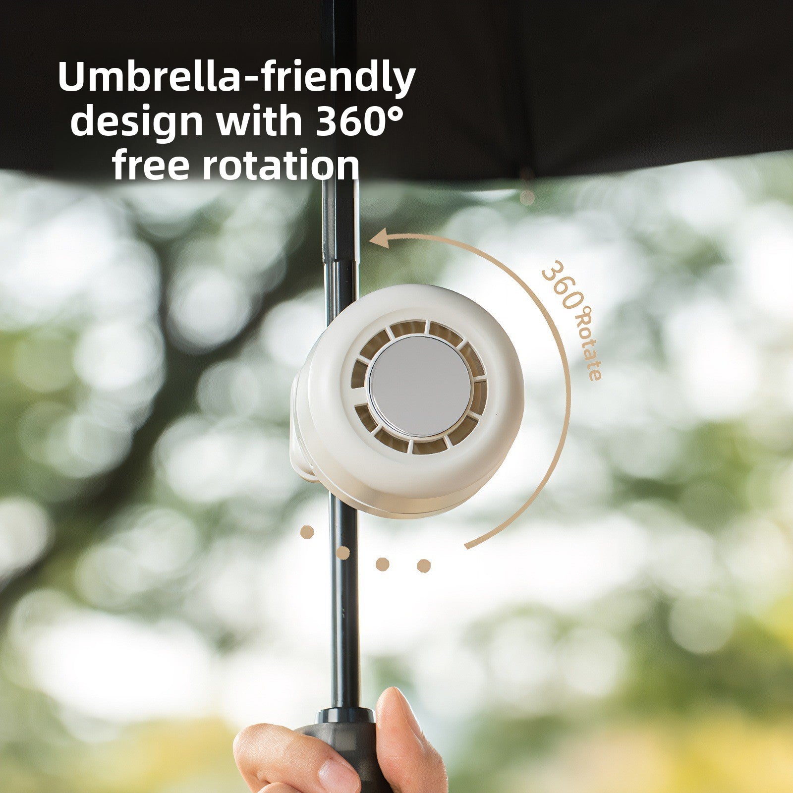 Portable Neck Hanging Fan with Cooling Function